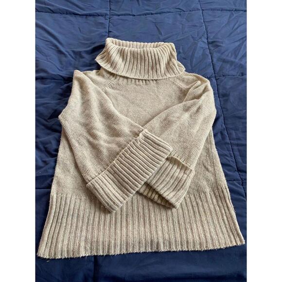 American Rag Co Turtle Neck Sweater Medium Creme White Sweater - Picture 3 of 7